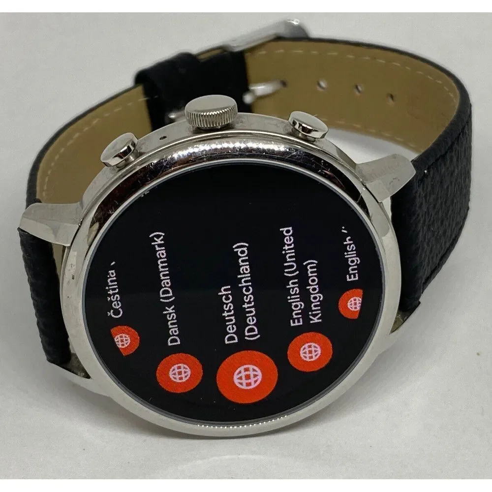 Fossil Gen 4 Authentic Digital Dial Smart Watch Custom Band FTW6017 DC111